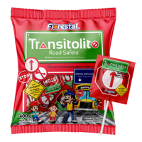 Imagem de PIRULITO TRANSITOLITO MORANGO 400G - 01 UNIDADE